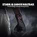 FIGHTR® Profi Boxhandschuhe aus echtem Leder | Männer und Frauen | für Boxen, MMA, Muay Thai, Kickboxen & Kampfsport 10 12 14 16 oz | inkl. Tragetasche (All Black, 16 oz) - 5